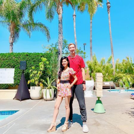 YouTuber, Chad and his wife, Vy Qwaint